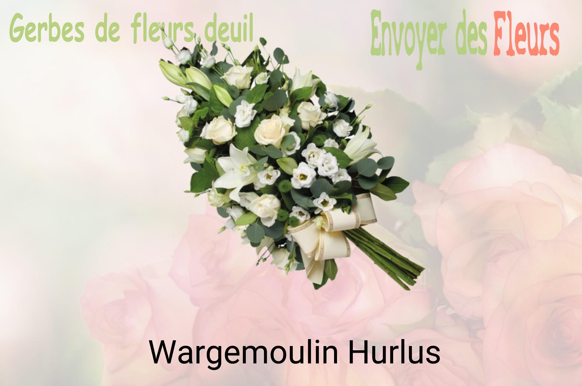Gerbe de fleurs de deuil livrée à Wargemoulin-Hurlus